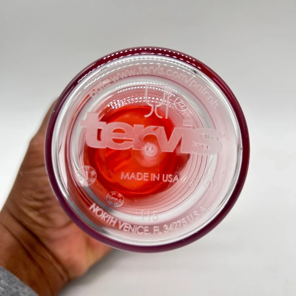 NEW Tervis Tumbler 16 oz Clemson Paw Print Orange Lid‎ Insulated Made in USA